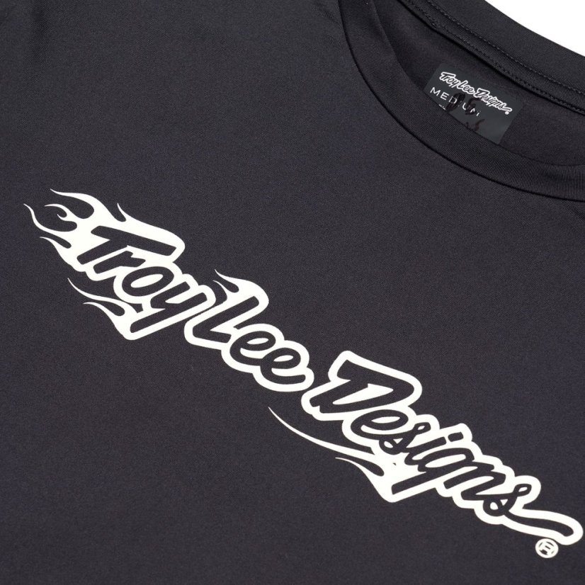 TLD DRES S DLOUHÝM RUKÁVEM RUCKUS RIDE TEE BURN OUT CARBON (37100700) - Velikost: S