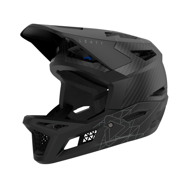 LEATT integrálna přilba MTB Gravity 6.0 Carbon , Stealth Black/Grey - Varianta: M / 57-58cm