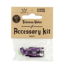 PEATY'S X CHRIS KING (MK2) VIOLET PŘÍSLUŠENSTVÍ K BEZDUŠOVÝM VENTILKŮM (PTV2-ACCS-VLT-12)