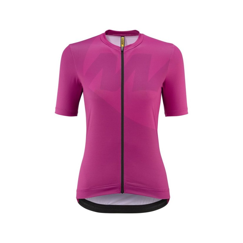 MAVIC DÁMSKÝ DRES S KRÁTKÝM RUKÁVEM ICON GRAPHIC FUCHSIA (T000586) - Veľkosť: XS