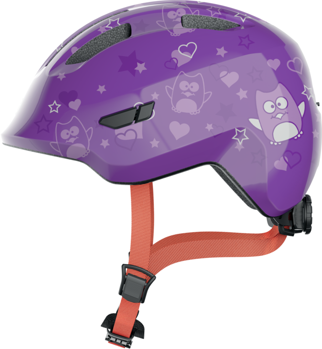 Dětská cyklistická helma Abus Smiley 3.0 Purple Star - fialová