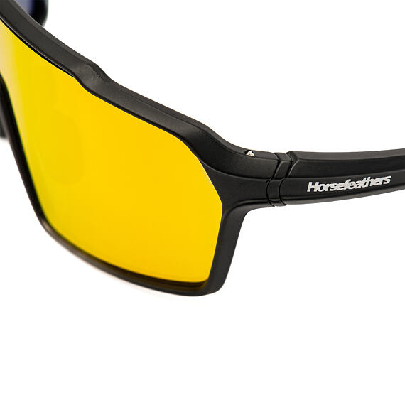 Cyklistické okuliare Horsefeathers Neutron - matt black/mirror red