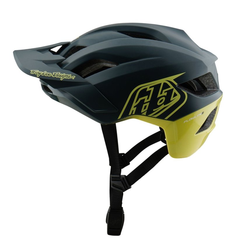 TLD HELMA FLOWLINE SE BADGE GRAY / GLO YELLOW (11056809) - Velikost: XS-S