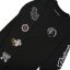 TLD TRIKO S DLOUHÝM RUKÁVEM WORLDWIDE BLACK (71088300) - Velikost: S