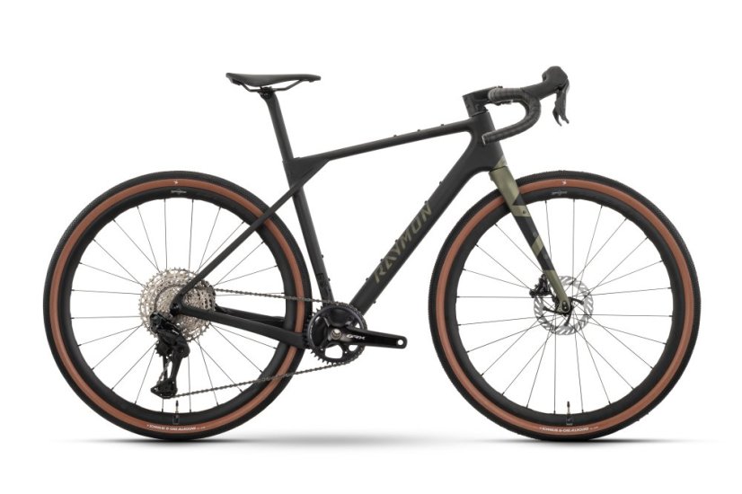 Rower gravel Raymon Soreno Ultra karbonowy 2026 ciemnozielony - Rozmiar: M