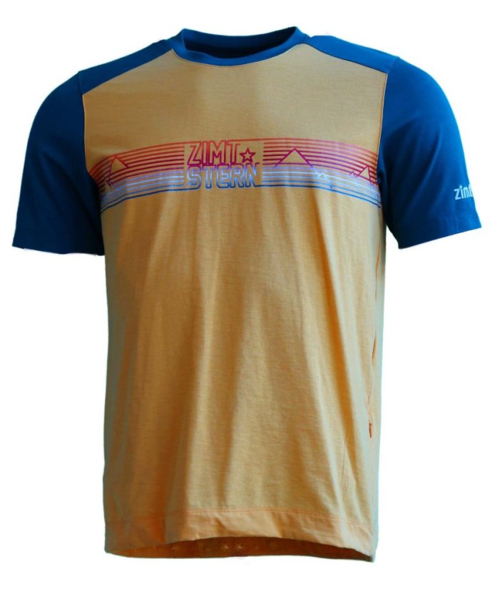 Zimtstern TrailFlowz Shirt SS Men - burn yellow