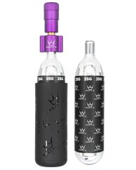 PEATY'S HOLESHOT CO2 PUMPA + BOMBIČKY 2 KS - MTB (25G) - VIOLET (PPR-HTI-MTB-VLT-12)