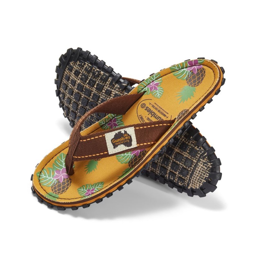 Žabky Gumbies Tropical Punch - žluté