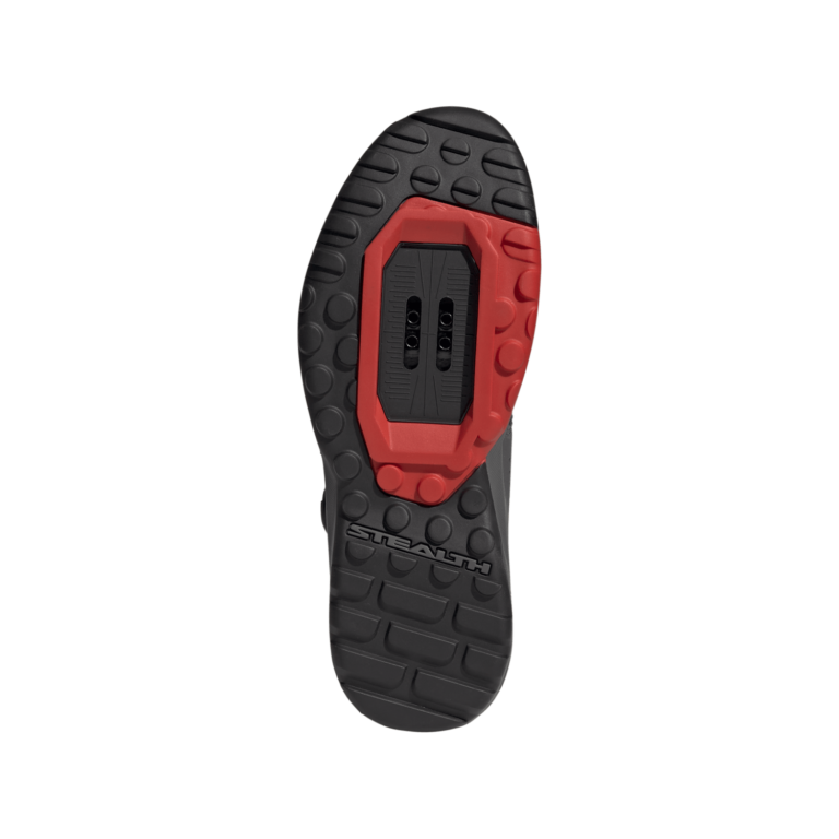 Cyklistické topánky Five Ten Trailcross Pro Clip-In SPD dámske Grey Five / Core Black / Red