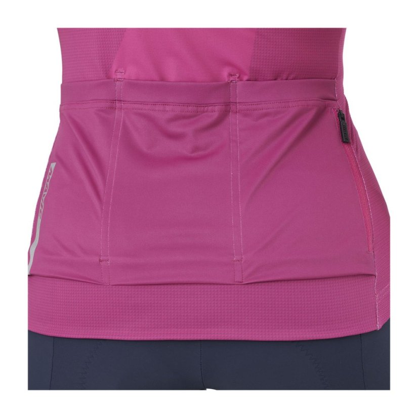 MAVIC DÁMSKÝ DRES S KRÁTKÝM RUKÁVEM AKSIUM GRAPHIC BIG M/FUCHSIA (T000592) - Veľkosť: XS