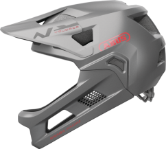 Detská integrálna helma Abus Youdrop FF Ti Silver - strieborná