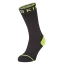 Voděodolné ponožky Sealskinz Briston Black Neon Yellow