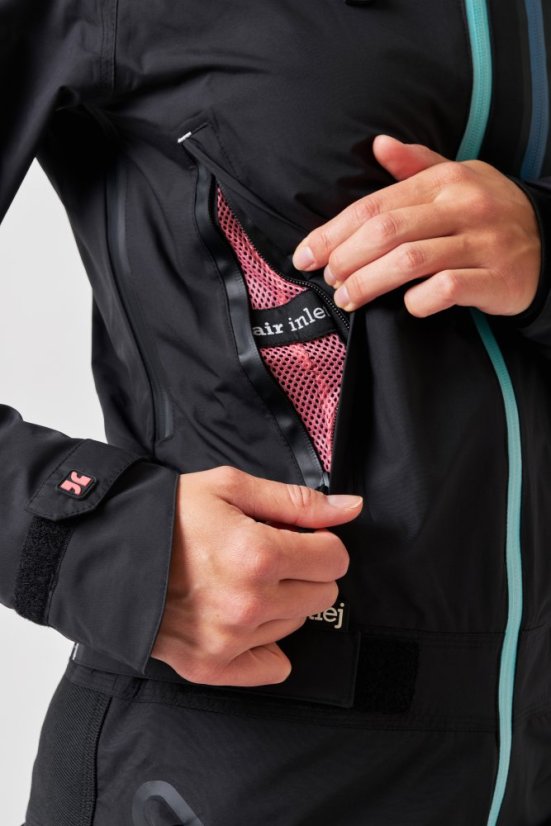 Dirtlej Dirtsuit Pro Edition Ladies Black Mint - Rozmiar: L