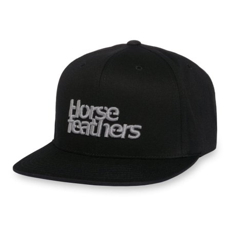 Kšiltovka Horsefeathers Rise - black