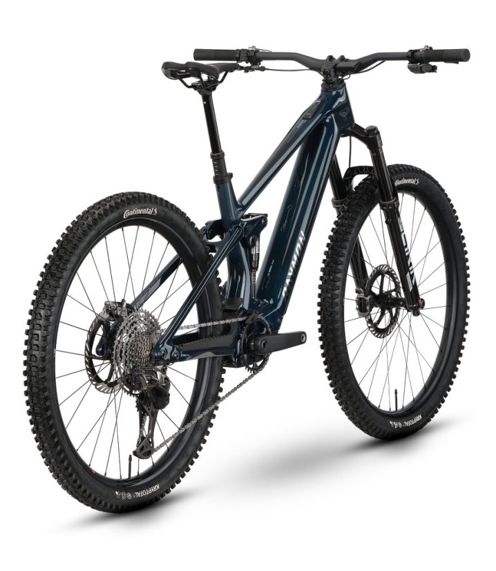 Celoodpružený horský elektrobicykel Raymon Airok Ultra Blue