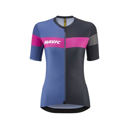 MAVIC DÁMSKÝ DRES S KRÁTKÝM RUKÁVEM KSYRIUM PRO DEEP BLUE (T000596) - Velikost: XS