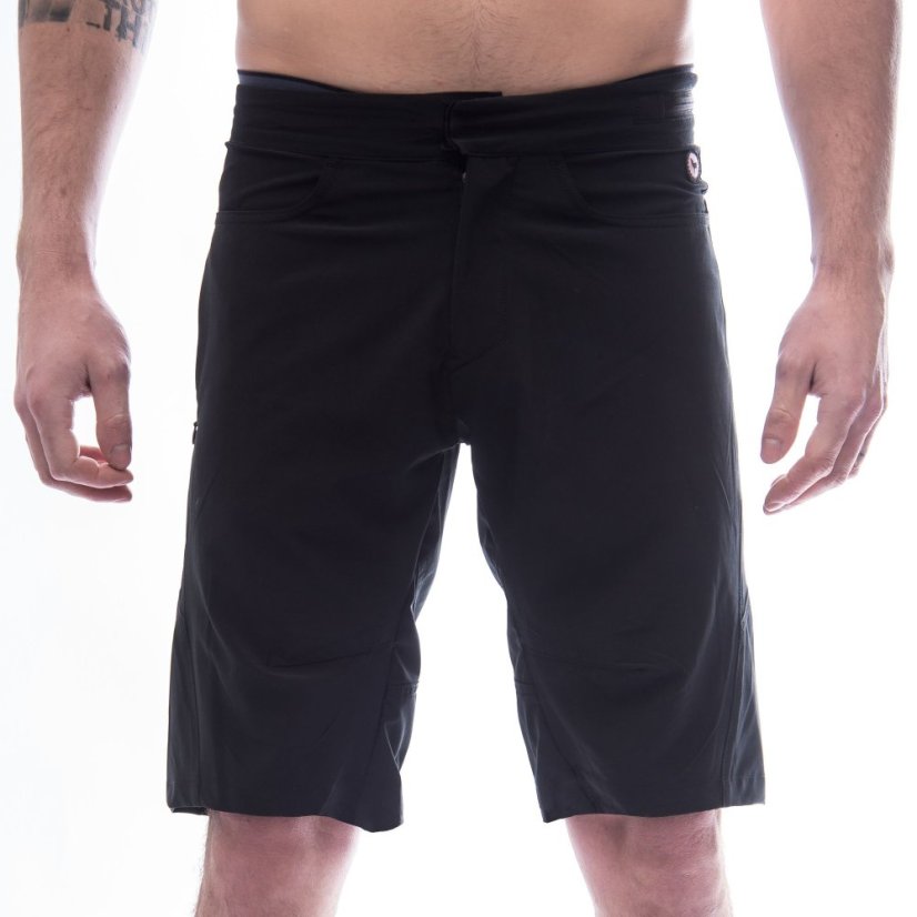 FT MEN'S RIDER SHORTS TRUE BLACK L - Barva: černá, Velikost: L