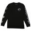 TLD TRIKO S DLOUHÝM RUKÁVEM WORLDWIDE BLACK (71088300) - Velikost: S