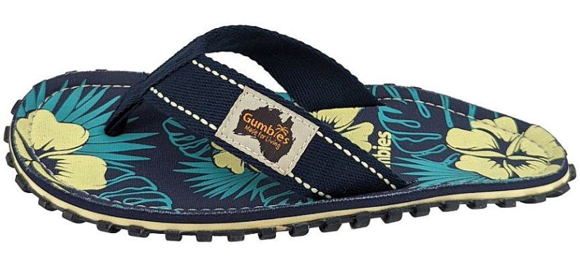 Žabky Gumbies Classic Blue Hibiscus