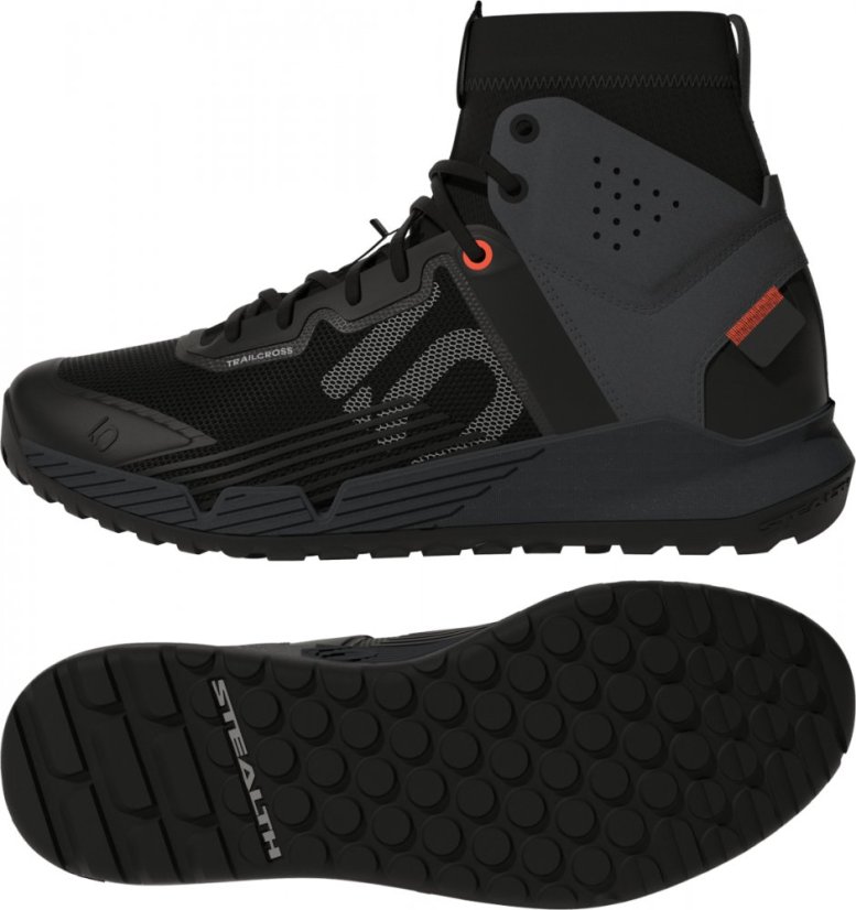 Cyklistické topánky Five Ten Trailcross Mid Pro Black