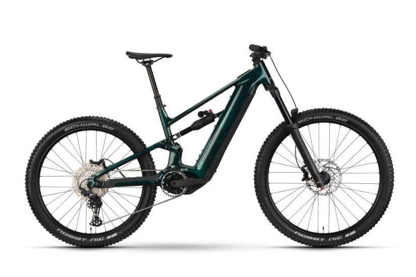 Celoodpružený horský elektrobicykel Raymon Ravor LT Comp Jade Green