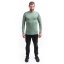 SENSOR MERINO CORDURA pánské triko dl.rukáv basil green L - Barva: zelená, Velikost: L
