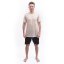 SENSOR MERINO LITE pánské triko kr.rukáv mottled beige XXL - Barva: béžová, Velikost: XXL
