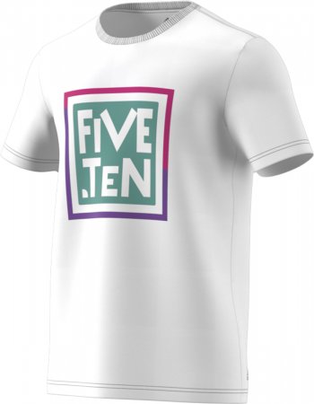 Tričko Five Ten Logo GFX TEE White - Veľkosť: S