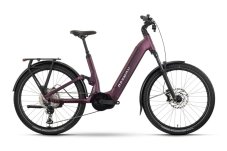 Celoodpružený trekingový elektrobicykel Raymon Tavano Pro Wave fialové