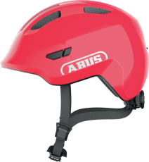Dětská cyklistická helma Abus Smiley 3.0 Shiny Red - červená