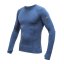 SENSOR MERINO BOLD pánské triko dl.rukáv cool blue XL - Barva: modrá, Velikost: XL