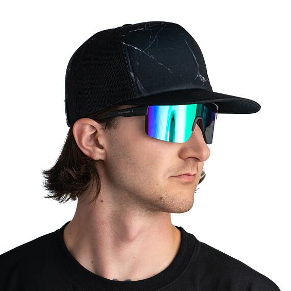 Okuliare Horsefeathers Scorpio - matt black/mirror green
