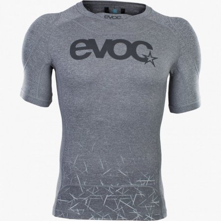 Integrovaný chránič ramien Evoc Enduro Shirt Carbon Grey