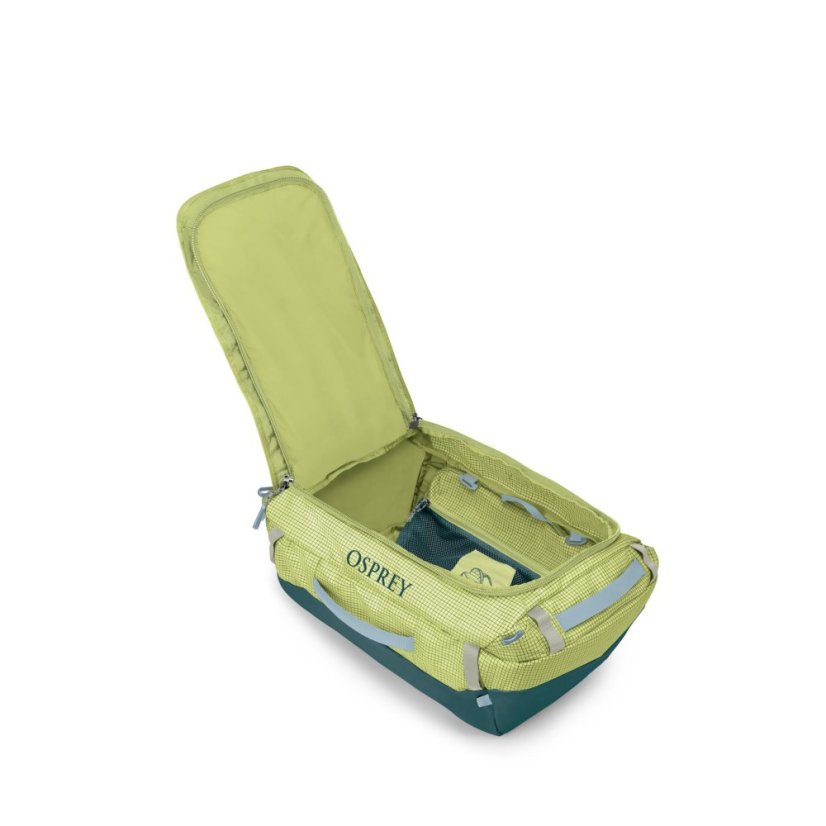 OSPREY CESTOVNÍ TAŠKA TRANSPORTER DUFFEL 40 GLOW DEW TORRENT BLUE (10007511)