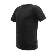 SENSOR MERINO CORDURA pánské triko kr.rukáv černá XXL