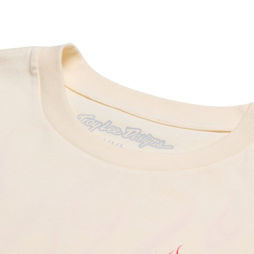 TLD TRIKO S KRÁTKÝM RUKÁVEM TORCHED VINTAGE WHITE (70121201) - Veľkosť: S