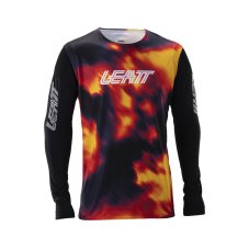 LEATT dres dlhý rukáv MTB Gravity 8.0 , Heatmap Red