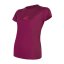 SENSOR MERINO ACTIVE ORCHID dámské triko kr.rukáv lilla S - Barva: fialová, Velikost: S