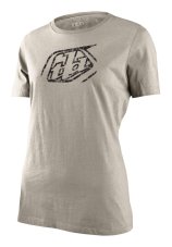 TLD DÁMSKÉ TRIKO S KRÁTKÝM RUKÁVEM CROPPED BADGE VINTAGE WHITE (75311701)