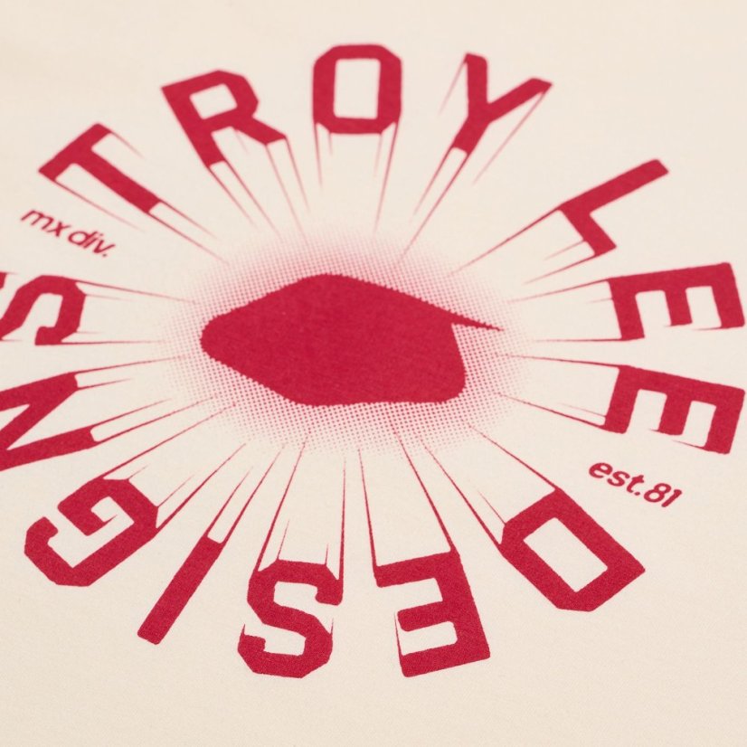 TLD TRIKO S KRÁTKÝM RUKÁVEM ROTATION VINTAGE WHITE (70173000) - Veľkosť: S