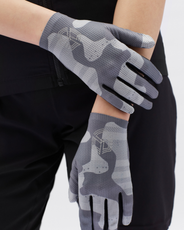 Dámské gravel rukavice Silvini Saltara - šedé - Velikost: L