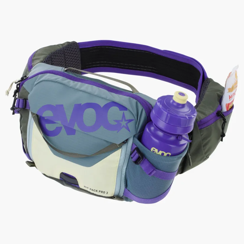 Evoc Hip Pack Pro 3 steel - violet - dark olive