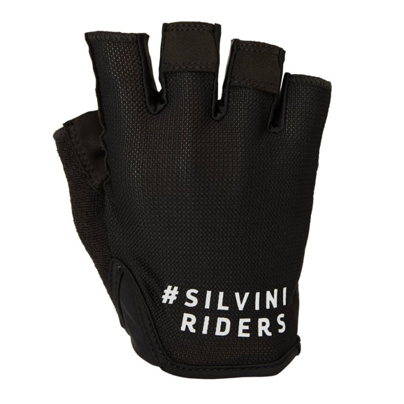 Silvini unisex cyklistické rukavice UA2523 Varena - Barva: černá, Velikost: XXL