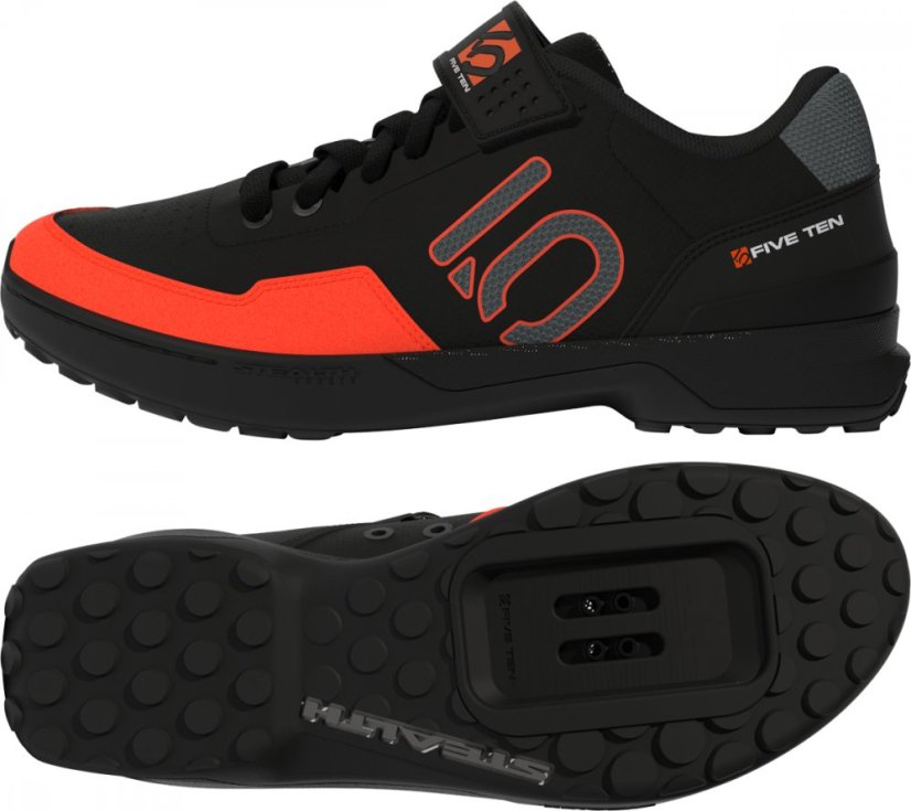Cyklistická obuv Five Ten Kestrel SPD Black Solar Red