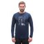 SENSOR MERINO ACTIVE OUTSIDE pánské triko dl.rukáv deep blue S - Barva: modrá, Velikost: S