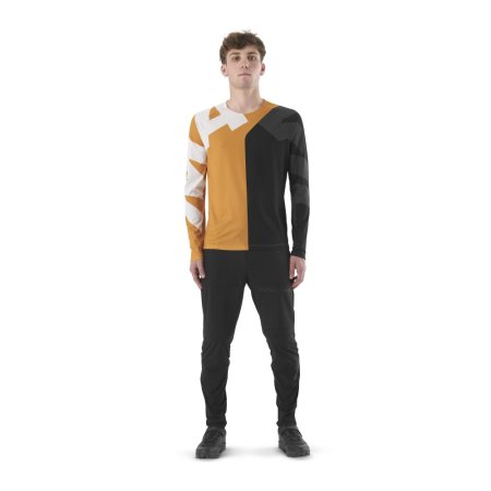 MAVIC PÁNSKÝ DRES S DLOUHÝM RUKÁVEM DEEMAX ENDURO LETTERS/MINERAL YELLOW (T000483) - Velikost: S