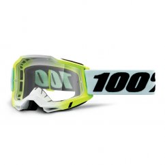 Zjazdové okuliare 100% ACCURI 2 Clear Lens - Green