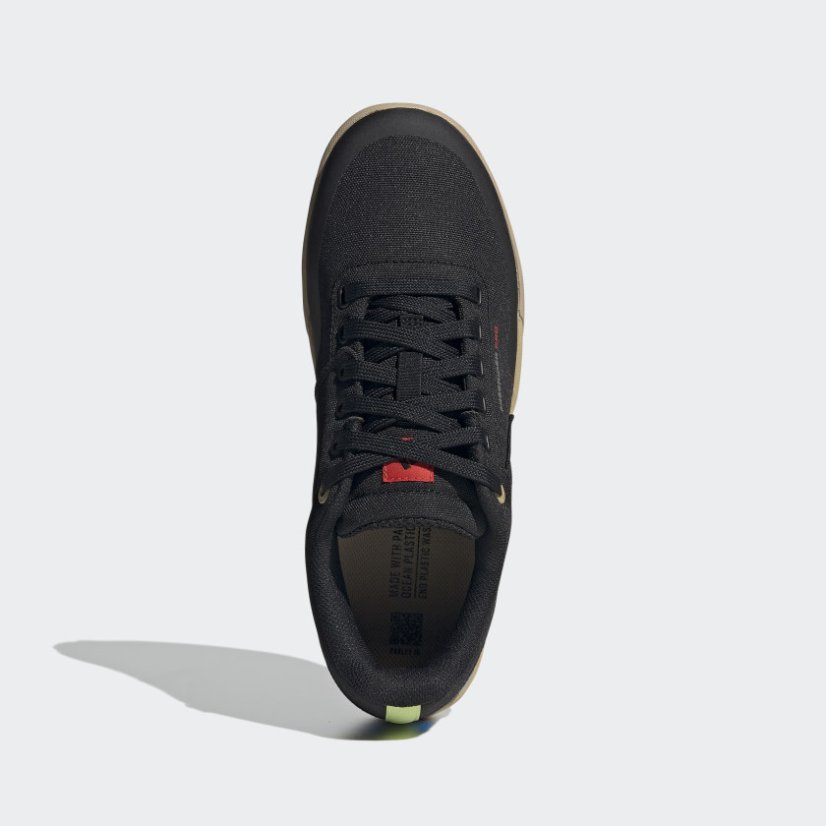 Cyklistická obuv Five Ten Freerider Pro Canvas Black Pulse Lime