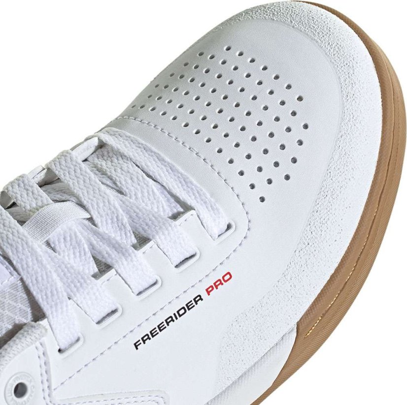 Cyklistická obuv Five Ten Freerider Pro Cloud White / Core Black / Red