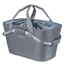 Košík na bicykel zadný Basil 2DAY CARRY ALL s MIK systémom - sivý